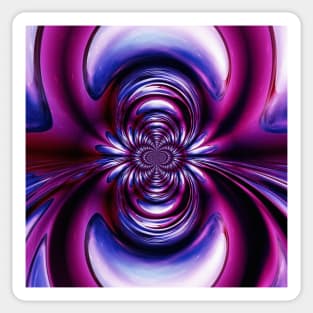 Purple space Sticker